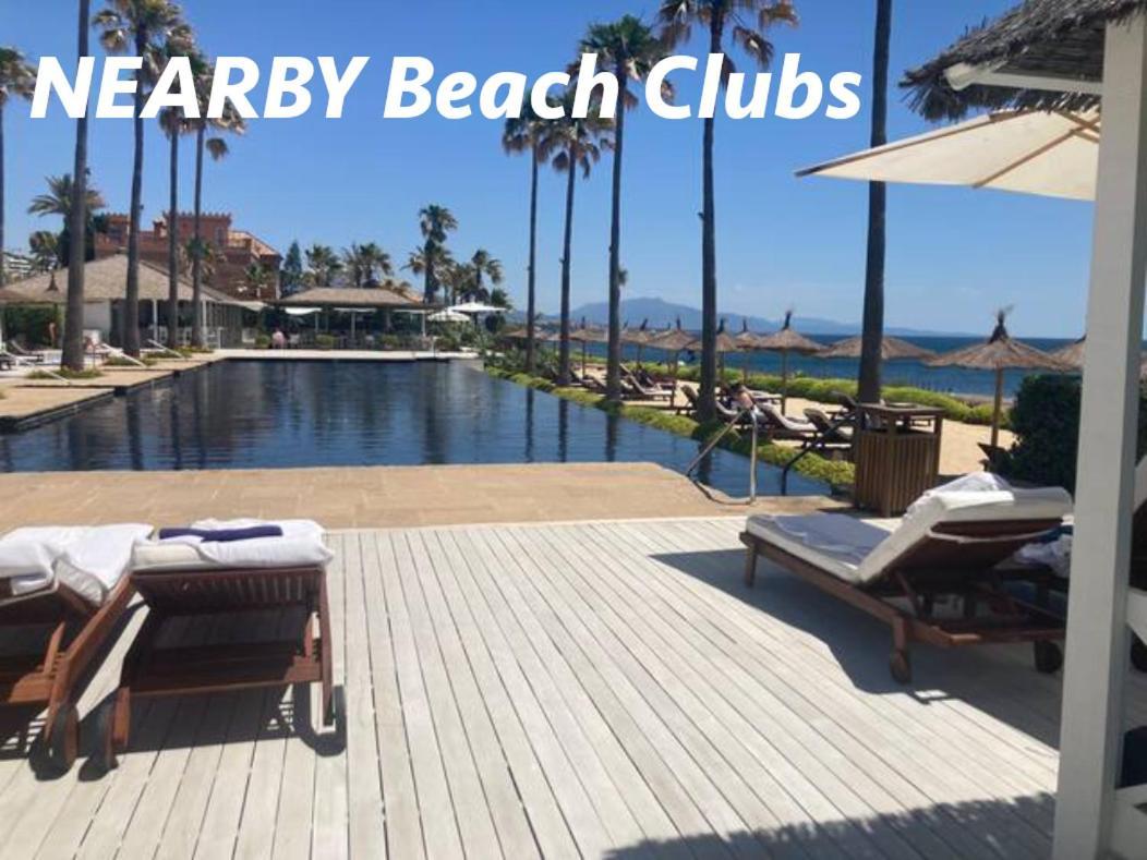 Appartement Casares - Mer, Golf, Piscine, Padel - Finca Cortesin إِستيبونا المظهر الخارجي الصورة